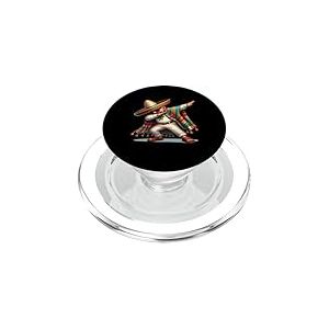 Dabbing Poncho Mexicain Cinco de Mayo Hommes Garçons Sombrero Dab PopSockets PopGrip pour MagSafe