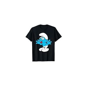 The Schtroumpfs Jokey Schtroumpf Langue Joyful Blue Comic Smurfette T-Shirt