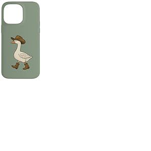 Cowboy Goose Funny Western Walking Boots Chapeau Humour Coque pour iPhone 14 Pro Max