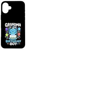 La grand-mère du garçon d'anniversaire Axolotl Bday Family Matching Coque pour iPhone 16 Plus