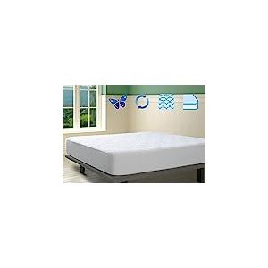 Savel - Protège-Matelas molletonné avec Traitement à l’Aloe Vera | Microfibre Extra Douce | Réversible et Adaptable |100x190/200cm