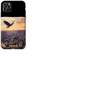 Déguisement Liberty Moto Rétro Aigle USA Coque pour iPhone 11 Pro Max
