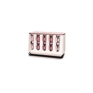 Remington Bigoudis Cheveux [Boucles Sérées et Larges] PROluxe (Coffret 20 rouleaux antidérapants 25+32mm,Céamique,Technologie Intelligente OPTIHeat,chaleur constante ciblée) Bigoudis chauffants H9100