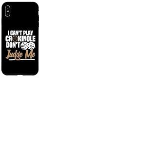 Crokinole Jeu de société Don´t Judge Crokinole Coque pour iPhone XS Max