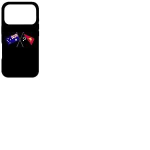 Drapeau Australien Papouasie-Nouvelle-Guin&eacute;e crois&eacute; Drapeau Australien PNG Coque pour iPhone 17 Pro