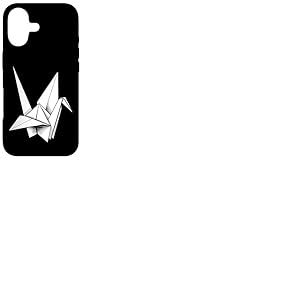 Grue Origami Coque pour iPhone 17