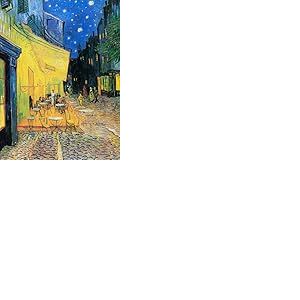 Pro-Art Canvas Art Tableau mural représentant une terrasse de café Van Gogh Jeune vie 57 x 77 cm