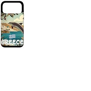 Superbe Costume de Dauphin Grec avec Vue sur la Gr&egrave;ce Coque pour iPhone 17 Pro Max