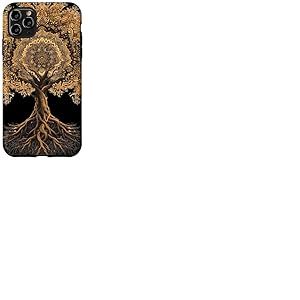 Coque pour iPhone 11 Pro Max Arbre de Vie Mandala Artistique
