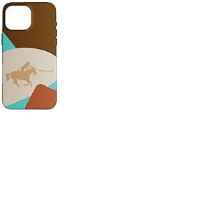 Adorable rod&eacute;o Country et Western pour Les Amateurs de Chevaux et Les Cowgirl Coque pour iPhone 16 Pro Max