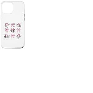 Éléphant Animal Fille Coquette Noeud Rose Maman Maman Coque pour iPhone 12 Pro Max