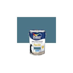 Ma Couleur Sur-mesure par Dulux Valentine – Peinture Intérieure Murs, Plafonds, Boiseries - Facile à appliquer - Mat VERT MARIN PROFOND 5 L