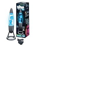 BUKI France - Lampe Magma 35 cm Sécurisée avec Éclairage LED 7 Couleurs – Base Métal sécurisée - Ne brûle Pas – Cycle Automatique – Décoration Chambre Ambiance – Fonctionne Secteur – Dès 14 Ans
