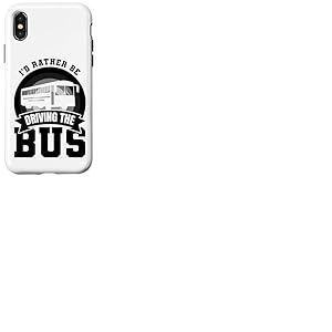 Chauffeur d'autobus Inspiration Traffic Coque pour iPhone X/XS