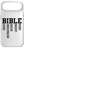 Instructions de Base Avant de Quitter la Terre - B.I.B.L.E Coque pour iPhone Air