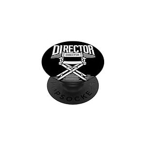 Chaise de réalisateur de cinéaste, Directeur, Design Regisseur PopSockets PopGrip Adhésif