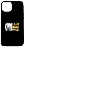 University Varsity-Gold Color OWN Lane Race Pace Jaune Coque pour iPhone 15 Plus