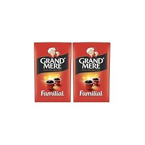 Grand Mère Café Moulu Familial, 250g (Lot de 2)