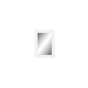 DKD Home Decor Miroir Mural Blanc Crème Bois de Paulownia (54 x 2 x 76 cm)