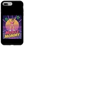 Anime Muscle Mommy Weightlifting Fitness Girl Aesthetic Coque pour iPhone 7 Plus/8 Plus