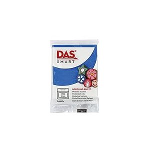 DAS Smart - Pâte polymère à cuire au four - Pain 57g bleu pailleté