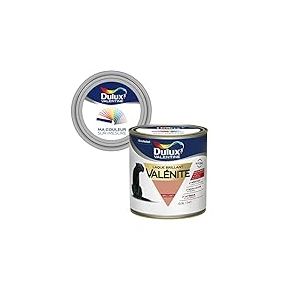 Ma Couleur Sur-mesure par Dulux Valentine &ndash; Peinture Laque Glyc&eacute;ro - Grande r&eacute;sistance pour boiseries et ferronneries - Brillant Cuivre Rose 0,5 L