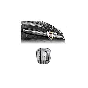 Fiat 14186B Autocollant 3D Remplacement Logo pour 500L, Noir