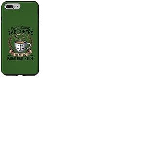 Juridique Professionnel Parajuriste Amoureux Du Café Bureau Humour Coque pour iPhone 7 Plus/8 Plus