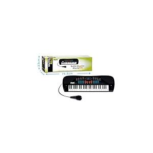 WS - Synthétiseur - 49 Touches - Teens - 610600 - 66 cm - Noir - Idéal Pour Les Débutants - Musique - Instrument - IZZY - Initiation Piano - Musicien Amateurs -Cable USB Inclus - Micro