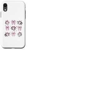 Éléphant Animal Fille Coquette Noeud Rose Maman Maman Coque pour iPhone XR