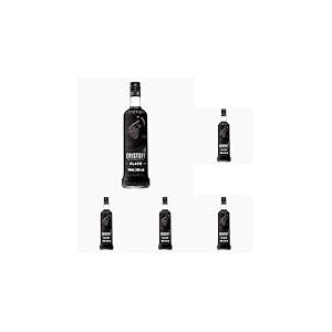ERISTOFF Liqueur de Spirit Vodka Premium Baies Sauvages Noires, 18% Vol, 70cL / 700mL, Vodka aux Arômes de Framboise et Cassis (Lot de 5)