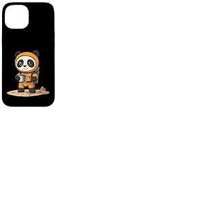 Panda Astronaute avec caf&eacute; Astronaute de l'espace Panda Coque pour iPhone 15