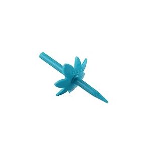 Kubb K066 20 Piques Cocktail pour Tomates Cerises/Fraises/Radis/Amuse-Bouche Plastique Bleu/Turquoise