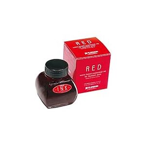 PLATINUM Flacon d'encre pour stylo plume 60 ml Rouge