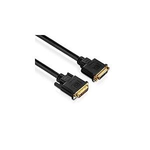 PureLink PI4300-050 C&acirc;ble d'extension Dual Link DVI (WUXGA (1920x1200)), DVI-D femelle (24+1) &agrave; DVI-D m&acirc;le (24+1), certifi&eacute;, 5,00m, noir