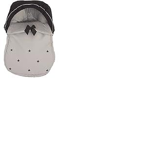 Housse universelle pour groupe 0 ou Maxi Cosi + Capote. Sydney: Gris et Noir