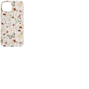 Fleur sauvage papillon amoureux fleur d'été Coque pour iPhone 15 Plus