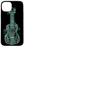 Ukulélé Dessin Guitalele Coque pour iPhone 15 Plus