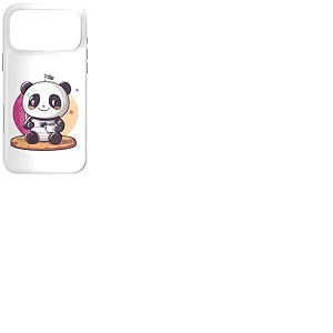 Panda Astronaute avec caf&eacute; Astronaute de l'espace Panda Coque pour iPhone 17 Pro Max