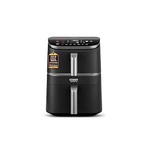 COSORI Air Fryer 10.8L Turbo Tower Pro Double Stack, Dual Blaze&Turbo Blaze,Friteuse sans huile avec 100% en Céramique,3 Niveaux Cuisson,7 Fonctions de Cuisson,68% d’Économie d’Énergie,50+ Recettes