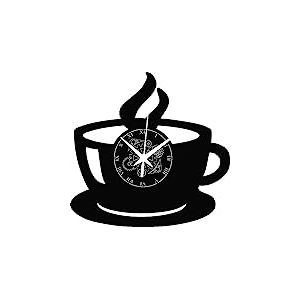 Instant Karma Clocks | Tasse de Café ➤ Horloge Murale | Pâtisserie Boulangerie Coffee