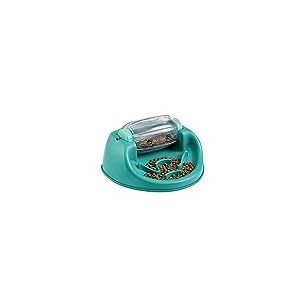 Outward Hound Nina Ottosson de Spin N' Eat Dog Food Puzzle Feeder, Green