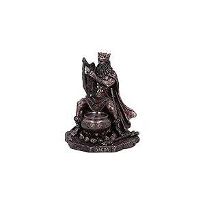 Nemesis Now Figurine de divinité Celtique Dagda Roi de Tuatha De Danann Bronze 18,5 cm