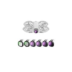 NEEWER CPL+ND Kit de Filtres Compatible Uniquement avec DJI Neo 2,Pack de 3,&agrave; Clipser,pour Objectif de Drone, Filtre Polarisant Circulaire &agrave; Densit&eacute; Neutre (ND8/32), Verre HD Multicouche,FL-N72