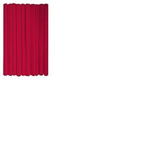 Interdruk - Rouleaux de papier crépon pour enfants, bricolage et décorations - Lot de 10 rouleaux (50cm x 200cm, 28g/m2) - 08 Rouge foncé