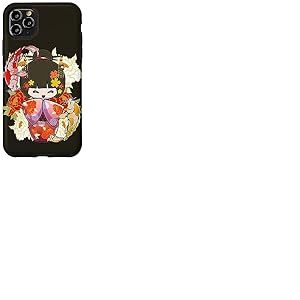 Kokeshi Poup&eacute;e Koi Poisson Japonais Amateur Esth&eacute;tique Coque pour iPhone 11 Pro Max
