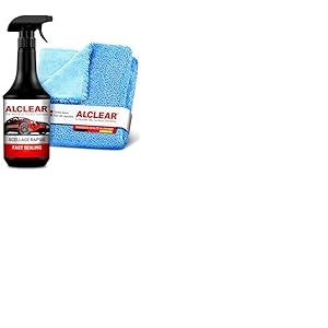 ALCLEAR 71000SV Chiffon double face pour polissage et imperméabilisation rapide 40 x 40 cm bleu