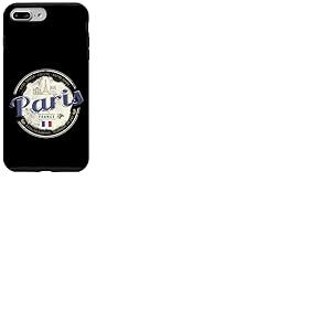 Paris France Tour Eiffel Vintage Souvenir Coque pour iPhone 7 Plus/8 Plus