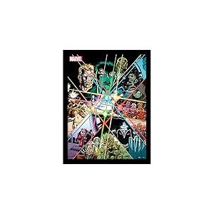Pyramid International Poster Marvel Guardians of the Galaxy (Power of the Infinity Stones) - Cadre 30 x 40 cm - Cadeau Marvel pour homme et femme - Produit officiel