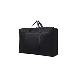 IWEIK Sacs de rangement extra larges polyvalents pour économiser de l'espace et les déménagements (230 L, noir)